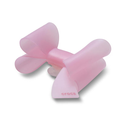 Pink Asymmetrical Bow Jibbitz