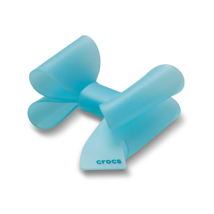 Blue Asymmetrical Bow Jibbitz