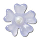 Lavender Matte Pearl Flower Unisex Multi Jibbitz