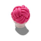 Jibbitz Pink Knotted Puff Unisex Multi