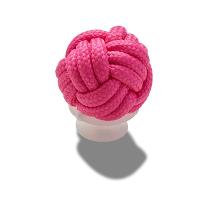 Jibbitz Pink Knotted Puff Unisex Multi