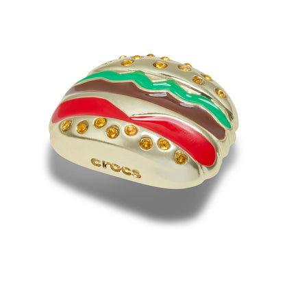 Jibbitz Gold Burger Unisex Multi