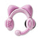 Cat Ear Headset Unisex Multi Jibbitz