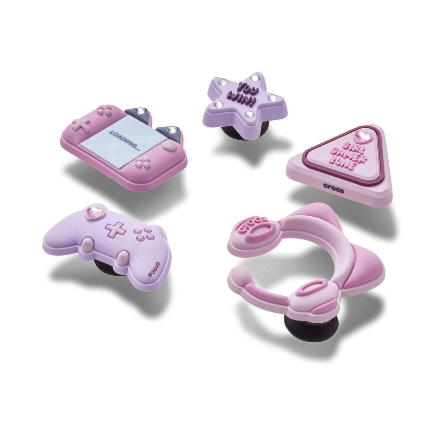 Girl Gamer 5 Pack Multi Unisex Jibbitz
