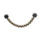 Punk Gunmetal Chain Unisex Multi Jibbitz