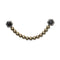 Punk Gunmetal Chain Unisex Multi Jibbitz
