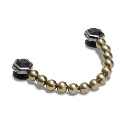 Punk Gunmetal Chain Unisex Multi Jibbitz
