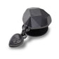 Punk Gunmetal Heart Unisex Multi Jibbitz