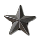 Punk Gunmetal Star Unisex Multi Jibbitz