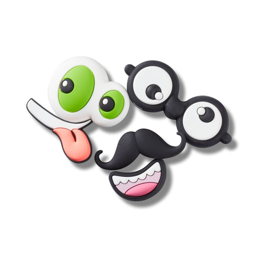 Build Your Own Faces 5 Pack Unisex Multi Jibbitz