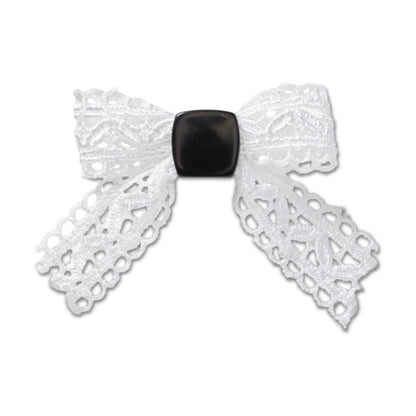 White Lace Bow