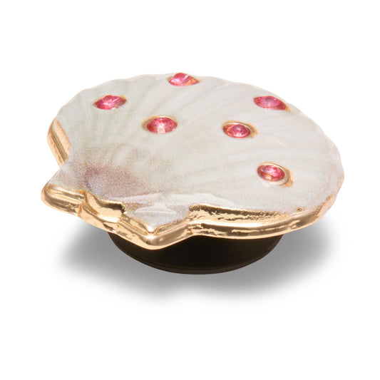 Seashell With Pink Gems Unisex Multi Jibbitz