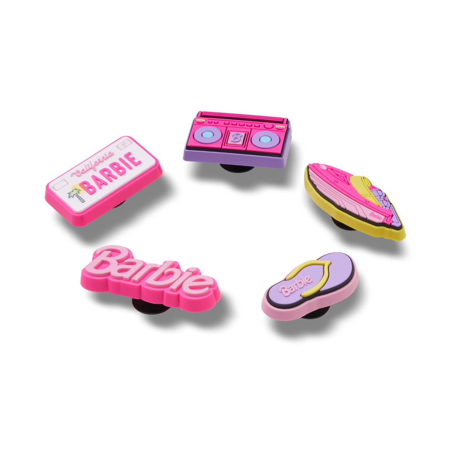 Barbie Retro 5 Pck Unisex Multi Jibbitz