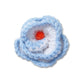 Light Blue Crochet Floral Unisex Multi Jibbitz