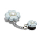 Meta Double Daisy Mini Chain Unisex Multi Jibbitz