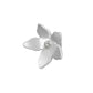 White Pearl Beaded 5 Pack Unisex Multi Jibbitz