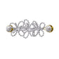 White Pearl Beaded 5 Pack Unisex Multi Jibbitz