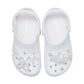 White Pearl Beaded 5 Pack Unisex Multi Jibbitz