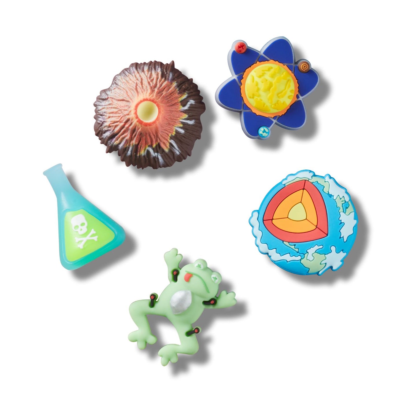Science Fair 5 Pack Unisex Multi Jibbitz