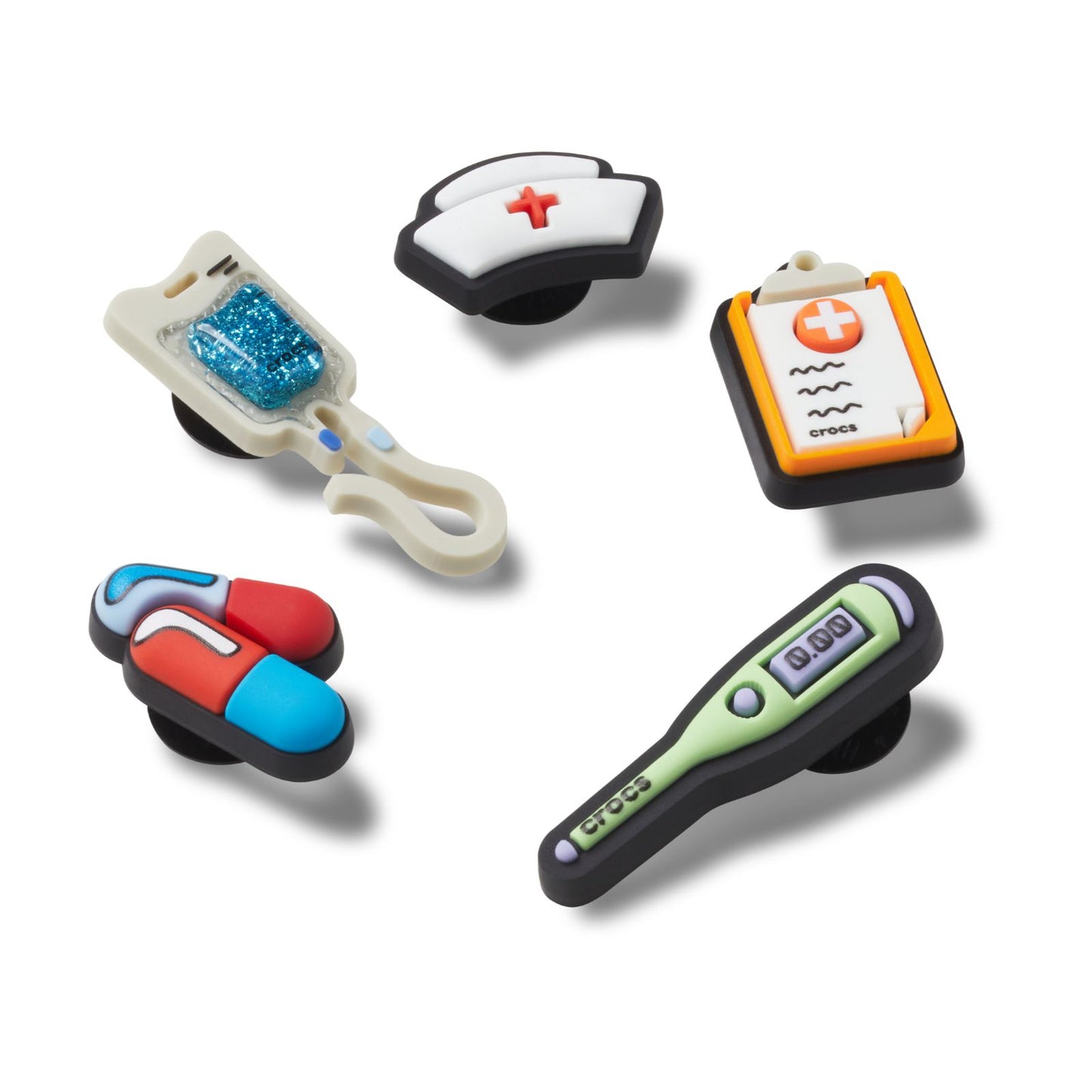 Healthcare 5 Pack Unisex Multi Jibbitz