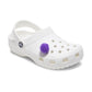 Purple Faux Mohair Puff Unisex Multi Jibbitz