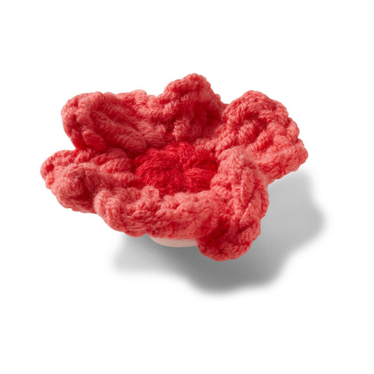 Pink Crochet Flower Unisex Multi Jibbitz