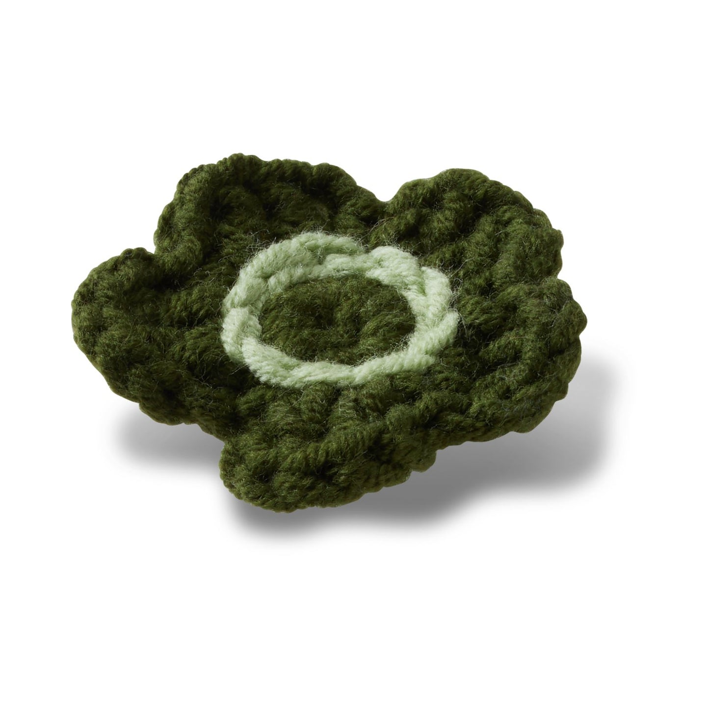 Green Crochet Flower Unisex Multi Jibbitz