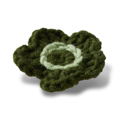 Green Crochet Flower Unisex Multi Jibbitz