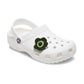 Green Crochet Flower Unisex Multi Jibbitz