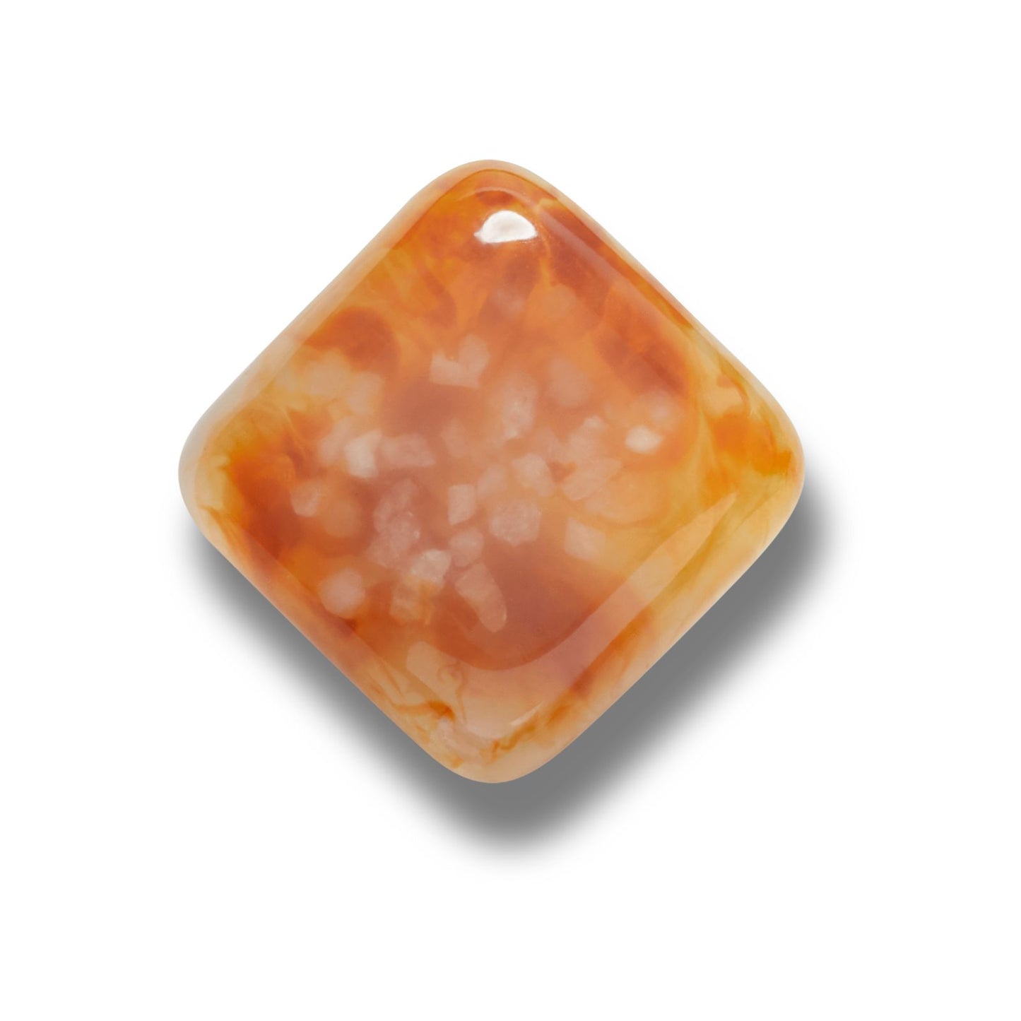 Crafted Small Square Stone Unisex Multi Jibbitz