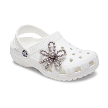 Black Pearl Beaded Daisy Unisex Multi Jibbitz