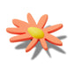 Orange Crafted Daisy Unisex Multi Jibbitz
