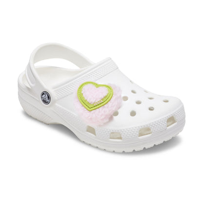 Plush Pink Heart Unisex Multi Jibbitz