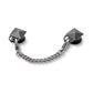 Indie Silver Chain Unisex Multi Jibbitz