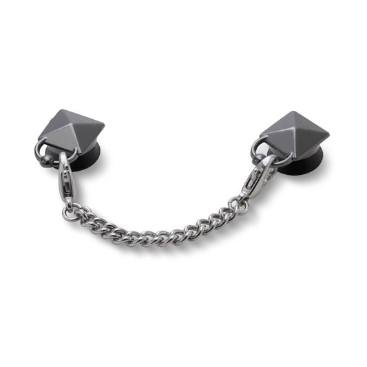 Indie Silver Chain Unisex Multi Jibbitz