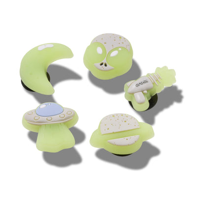 Glow In The Dark Space 5 Pack Multi Unisex Jibbitz