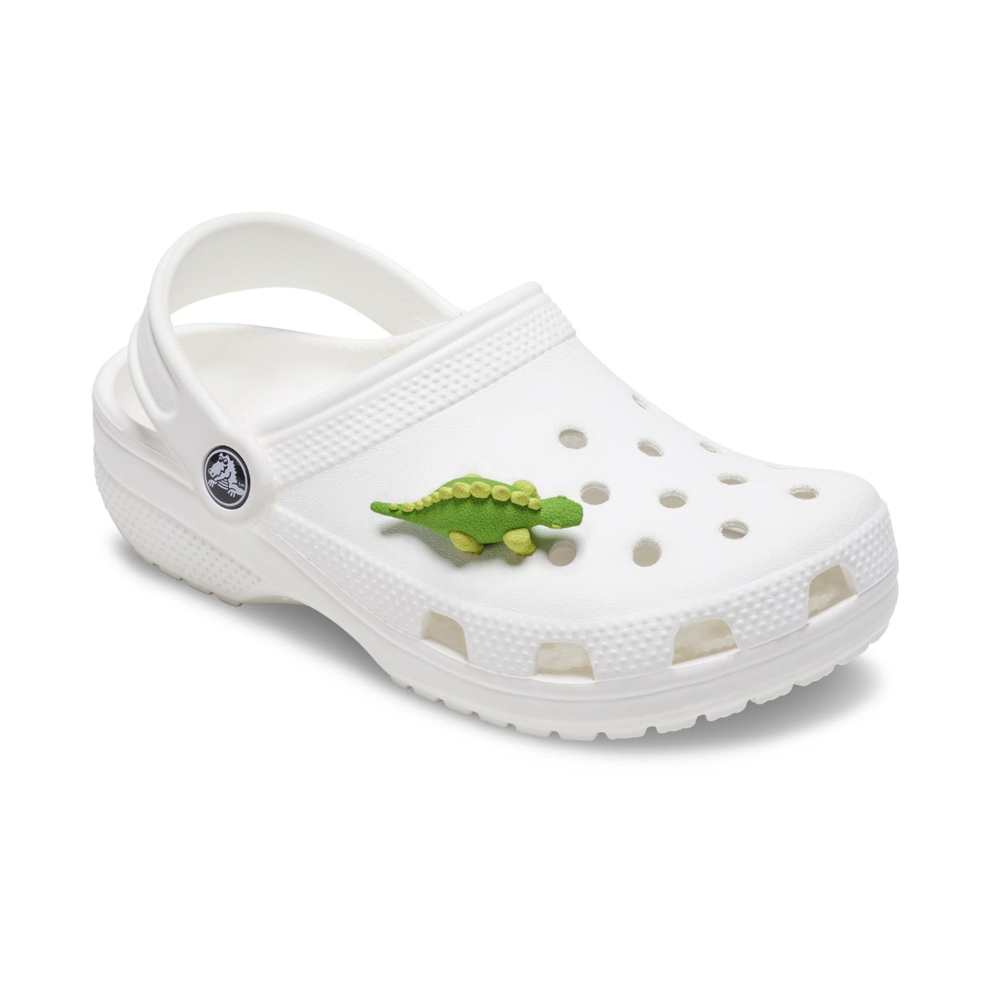 3d Green Dino With Scales Unisex Multi Jibbitz
