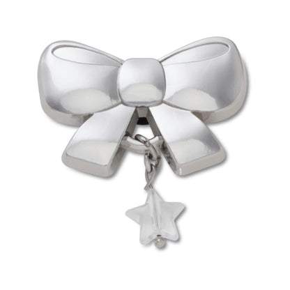 Indie Silver Bow Dangle Jibbitz