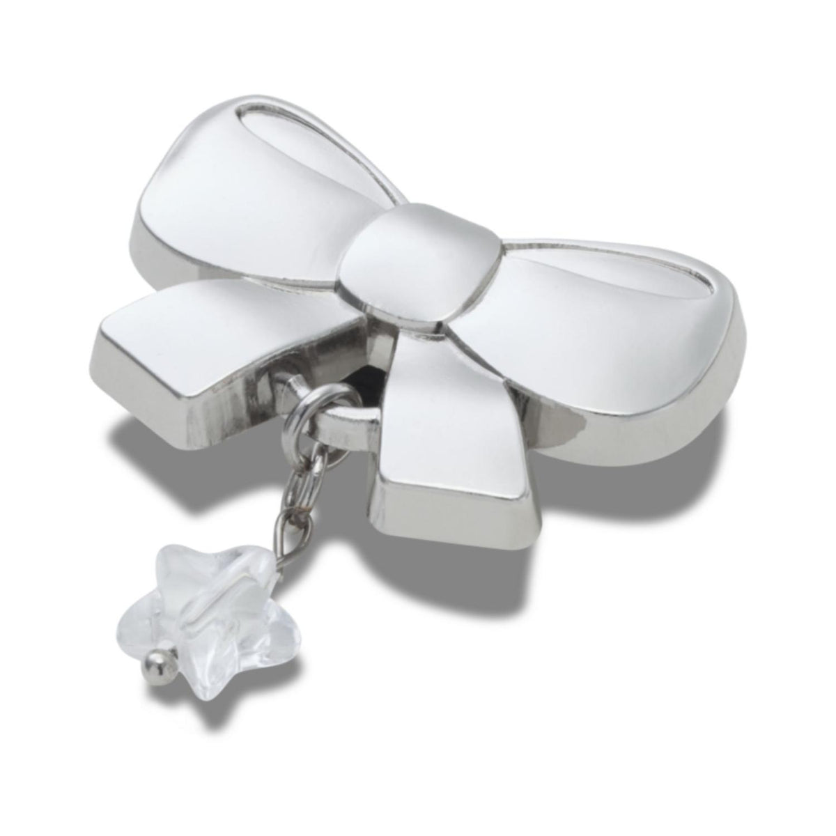 Indie Silver Bow Dangle Jibbitz