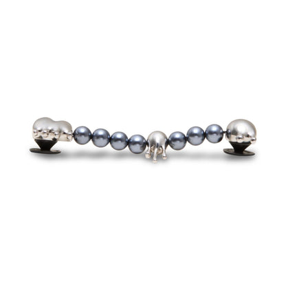 Pearl Melted Silver Chain Jibbitz