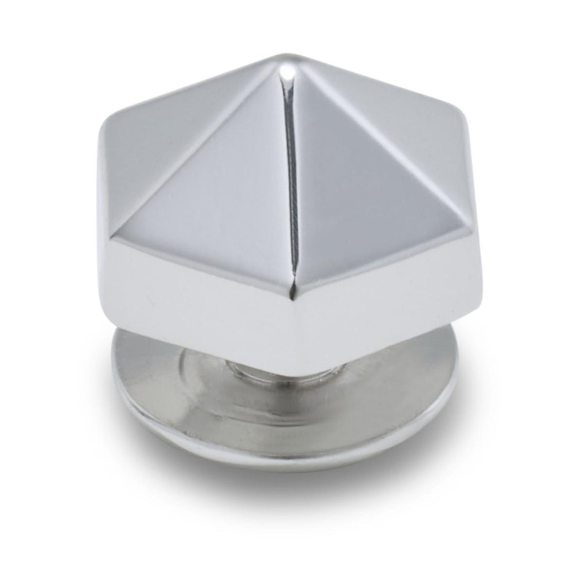 Silver Hexagon Stud Jibbitz