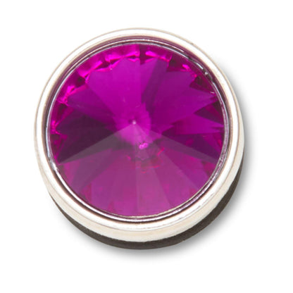Silver Purple Stud Jibbitz