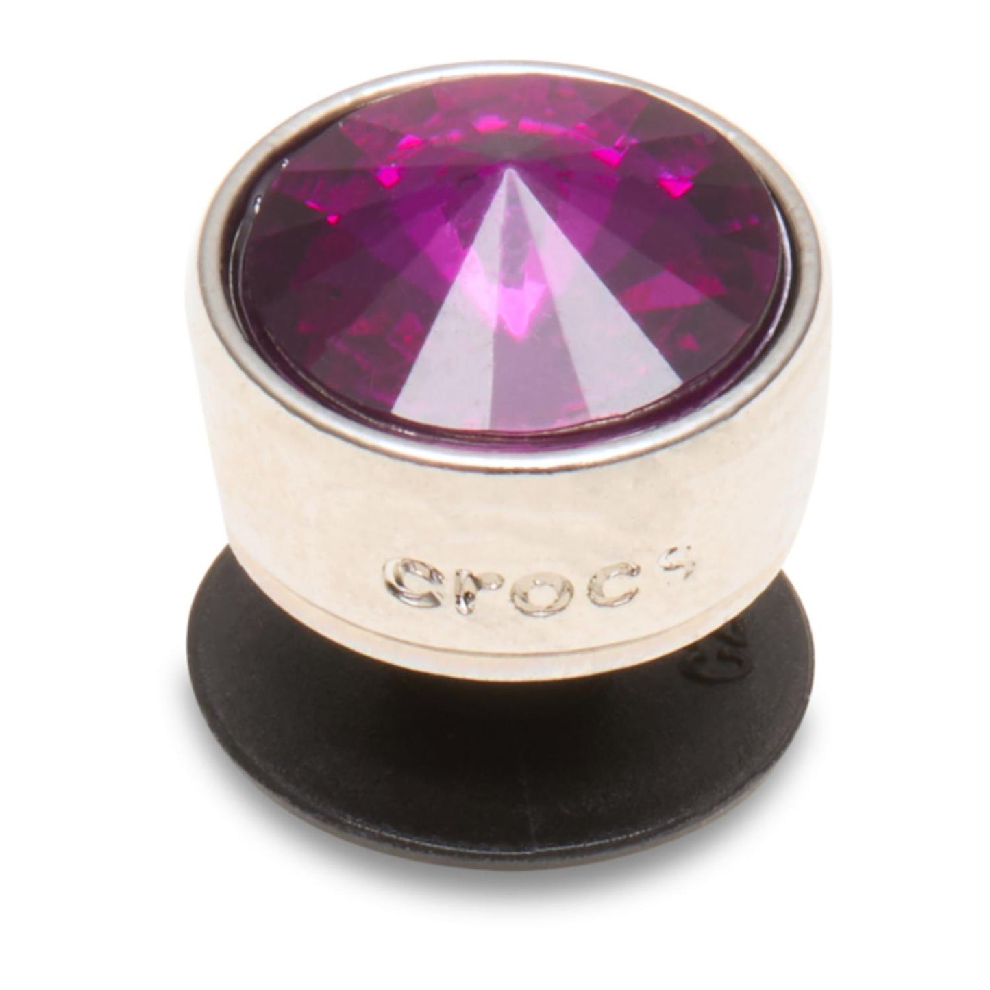 Silver Purple Stud Jibbitz