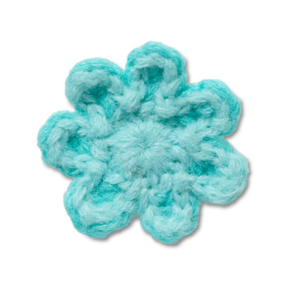 Crochet Blue Flower Jibbitz