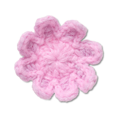 Crochet Light Pink Flower Jibbitz