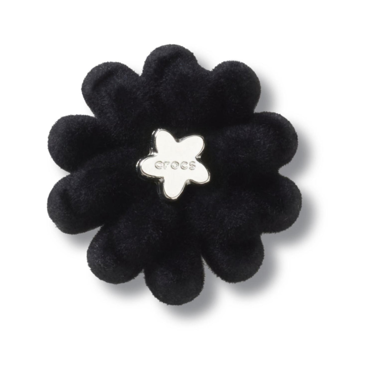 Black Velvet Flower 1 Jibbitz