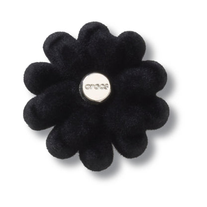 Black Velvet Flower 3 Jibbitz