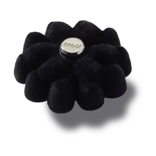 Black Velvet Flower 3 Jibbitz