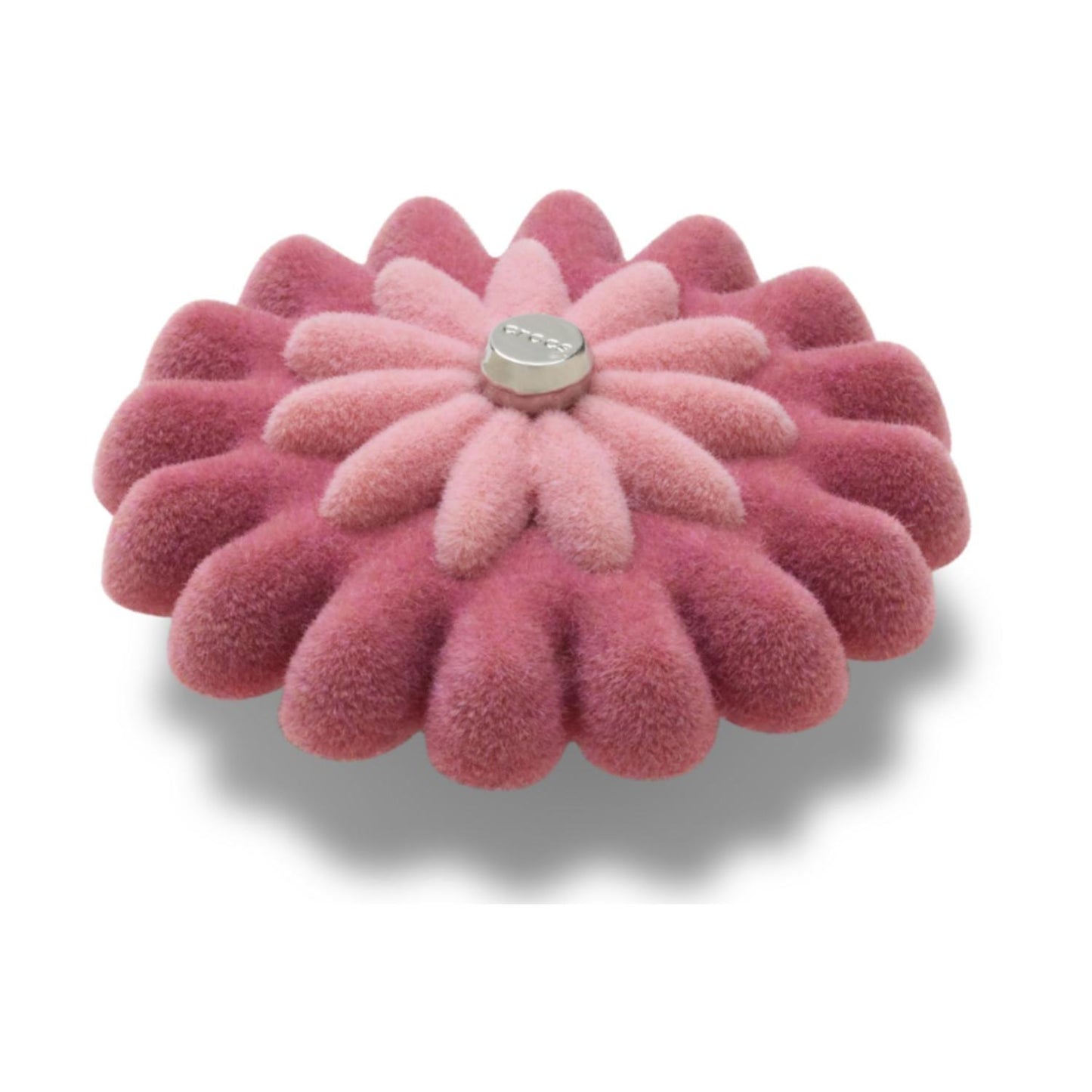 Pink Velvet Flower 1 Jibbitz