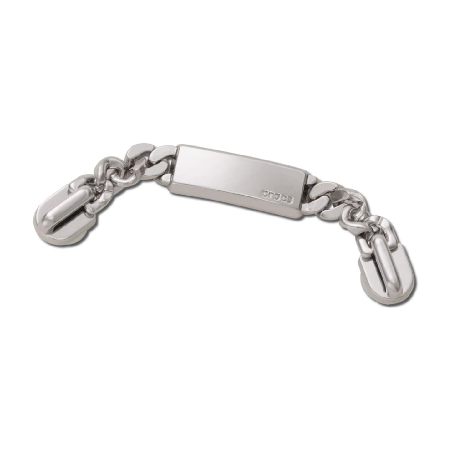 Silver Tag Chain Jibbitz